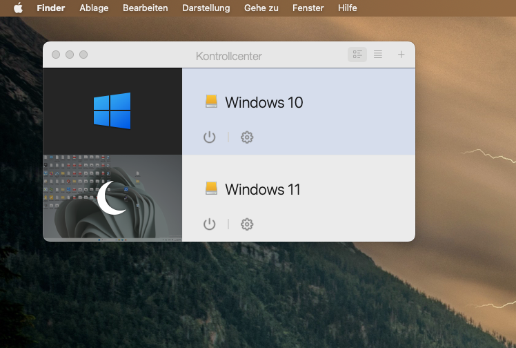 Parallels Windows auf Mac